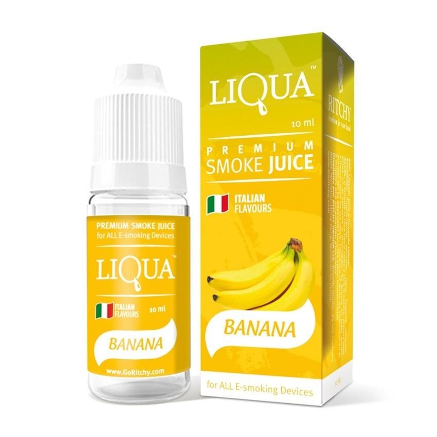 Liquid Liqua Original Smoke Juice E-Liquid Refill 1 Botol 10ml - Rokok Elektrik Pico / Vgod / Subox / Vape / Vapor Rasa- Banana / Pisang