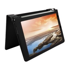 Litchi Texture Magnetic Leather Case with Holder for Lenovo Yoga Tablet 10 / B8000 & 10 HD+ / B8080-F(WMC1562)(Black) - intl