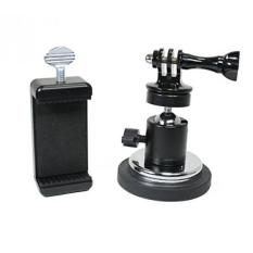 Livestream Gear-Magnetik Pelapis Karet Phone Mount W/Kepala Bola untuk GoPro, Kamera Olahraga, dan Ukuran Reguler Ponsel. Bagus untuk Video, Gambar, Livestreaming, atau WOD. (Telepon XL Magnet)