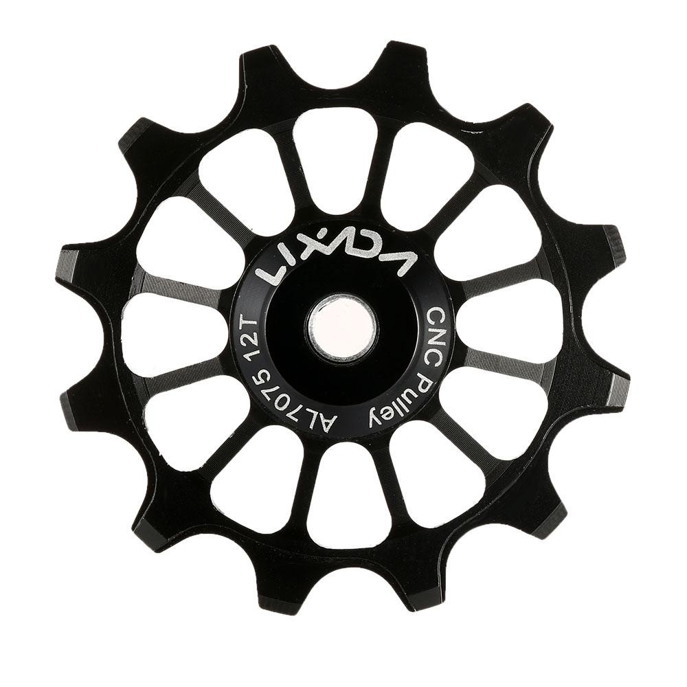 Lixada Sepeda Rear Derailleur Pulley 12 T MTB ROAD Sepeda Rear Derailleur Pulley Roller Bearing Jockey Wheel Bicycle Parts- INTL