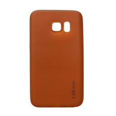 Lize Samsung Galaxy S7 Edge / Samsung S7 Edge / Samsung G935F Softshell / Soft Case / Jelly Case / Soft Back Case / Silicone / Silicon / Silikon / Case Samsung / Case HP / Casing Handphone Samsung Galaxy S7 Edge Duos - Cokelat