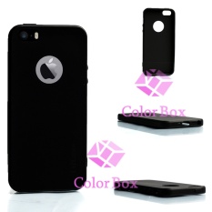 Lize Softshell Jelly Case Apple Iphone5 / Iphone 5 / Iphone 5G / Iphone 5S Ori / Soft Case / Soft Back Case / Silicone / Silicon / Silikon / Case HP / Casing Handphone - Hitam