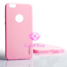 Lize Softshell Jelly Case Apple Iphone6 Plus / Iphone 6 plus / Iphone 6G plus / Iphone 6S plus Ori / Iphone 6+ Ukuran 5.5 inch / Soft Case / Soft Back Case / Silicone / Silicon / Silikon / Case HP / Casing Handphone - Peach