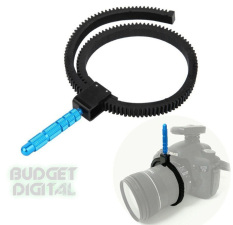 Local - Rubber Follow Focus Gear Ring Belt with Aluminum Alloy Grip for DSLR