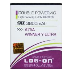Log On Baterai Evercoss A75/ A75A / A75G / Winner Y Ultra - Double Power - 3800 mAh
