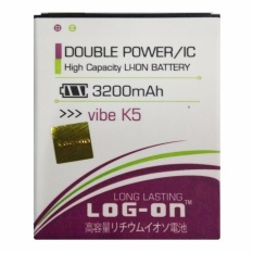 Log On Baterai Lenovo Vibe K5 / Vibe K5 Plus / A6000 / A6010 / A2020 / Vibe C - Double Power Battery - 3200 mAh