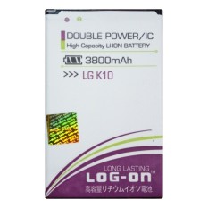 Log On Baterai LG K10 2016- Double Power Battery - 3800 mAh