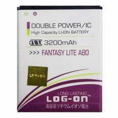 Log On Baterai Mito Fantasy Lite A80 - Double Power Battery - 3200 mAh