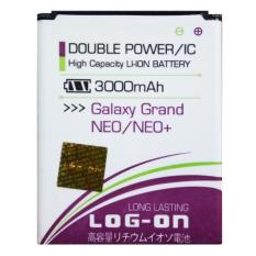 Log On Baterai Samsung Galaxy Grand Neo / Neo+ / Neo Plus - Double Power Battery - 3000 mAh