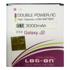 Log On Baterai Samsung Galaxy J2 - Double Power Battery - 3000 mAh