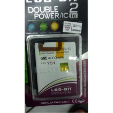 LOG-ON Battery Baterai Double Power VIVO Y51 - 4000mAh
