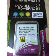 LOG-ON Battery For BOLT MAX 2 4000mAh Double Power & IC - Garansi 6 Bulan