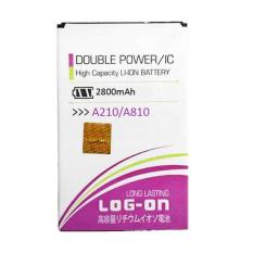 LOG-ON Battery For Mito A210 / A810 2800mAh - Double Power & IC - Garansi 3 Bulan