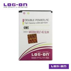 LOG-ON Battery Untuk Bolt 4G Slim Modem Huawei - Double Power & IC - Garansi 6 Bulan