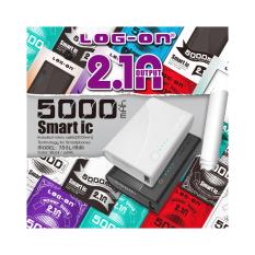 Log On MINI Powerbank 5000mAh Real Capacity Polymer Battery Single Port USB LO-750L