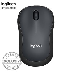 Logitech M220 Silent Wireless Mouse - Abu-abu