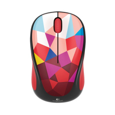 Logitech M238 Wireless Mouse - Red Pattern