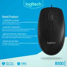 Logitech Mouse USB B100 Original