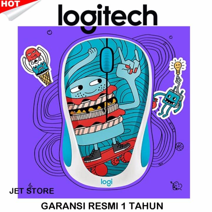 Logitech Wireless Mouse Doodle Collection M238