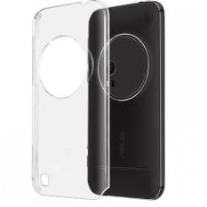 LOLLYPOP Ultrathin TPU Jelly Asus Zenfone Zoom - Clear/Transparant Bening Softcase Silicone Backcase Backcover Case Hp Casing Handphone