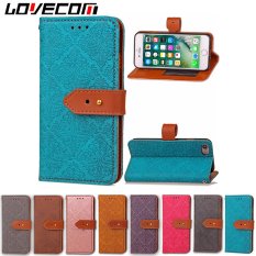 LOVECOM Phone Sleeve Case For iPhone7 plus 5.5 inch European style Classcial Mural Print Soft Leather Wallet Cases - intl