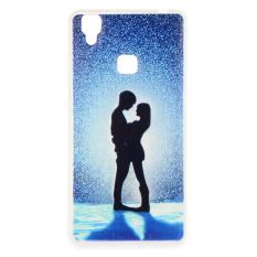 Lovers Clear Edge Soft Silicon Painting Back Cover Case For OPPO Find 9 (Multicolor) - intl.
