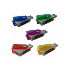 Lucky - Card Reader USB All In One - 4 Slot Model Flashdisk Putar
