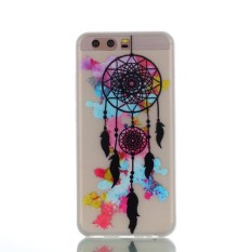 Bercahaya Neon Cahaya Ultra Tipis Lembut TPU Gel Silikon Pelindung Belakang Case Sarung untuk Huawei P10 (Pola-2) -Internasional