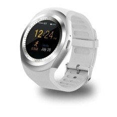 Light Tahan Air Bluetooth Smart Jam Tangan dengan Kartu SIM Beberapa Fungsi Yang Kuat untuk Ponsel Pintar Android Samsung HTC Sony LG Huawei Lenovo dan iPhone Warna: Putih