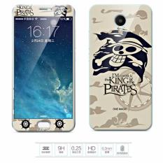 Luxury 3D Painting Front+Back Full Case Cover Color Tempered Glass Case For Meizu Meilan Noblue Metal 5.5