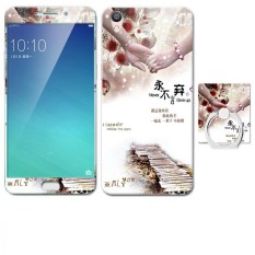Mewah 3D Lukisan Depan + Belakang Penuh Case Kemasan Warna Kaca Melunakkan Case untuk OPPO F1 Plus/F1 + /F1Plus 5.5