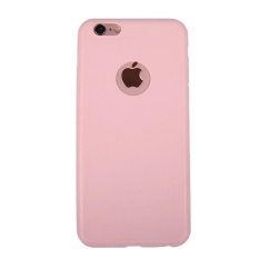 Luxury Candy Warna Silicon Cover Lembut Case Belakang Tipis untuk IPhone 6/6 S Naik Merah-Internasional