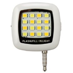 Lynx Smartphone Led Flash And Fill Light - Lampu Selfie Kamera Foto - Putih