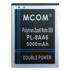M-Com Baterai Double Power Battery for Polytron Zap 6 Note 550 / PL-8AA6 - 5000 mAh