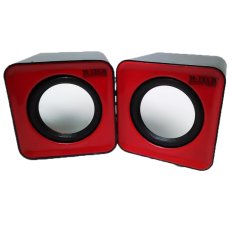 M-Tech M-Tech Speaker  Portable Laptop Notebook Stereo - M-Tech 01 - Merah