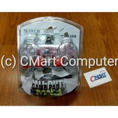 M-TECH Stick Gamepad USB PC Joystick Controller - MTC-MT-830S-TR - Red