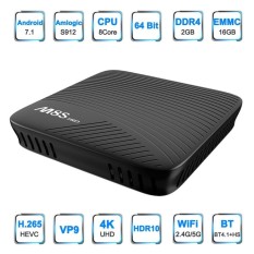 M8S PRO Smart Android TV Box Android 7.1 Amlogic S912 Octa-core 64 Bit 2GB DDR4 HDR10 VP9 H.265 UHD 4K Mini PC 2.4G & 5G WiF - intl