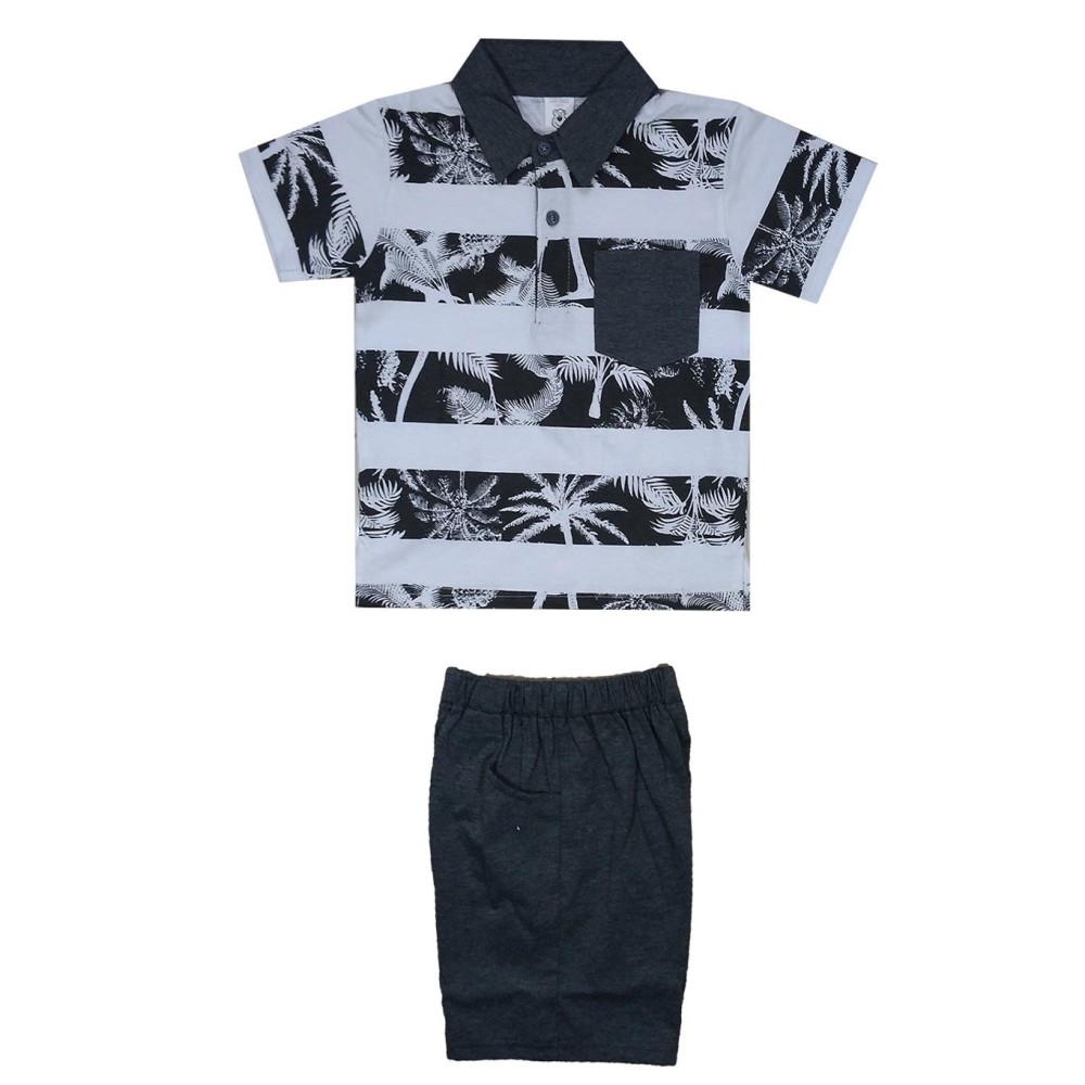 MacBear Kids Baju Anak Setelan Polo Palm Beach