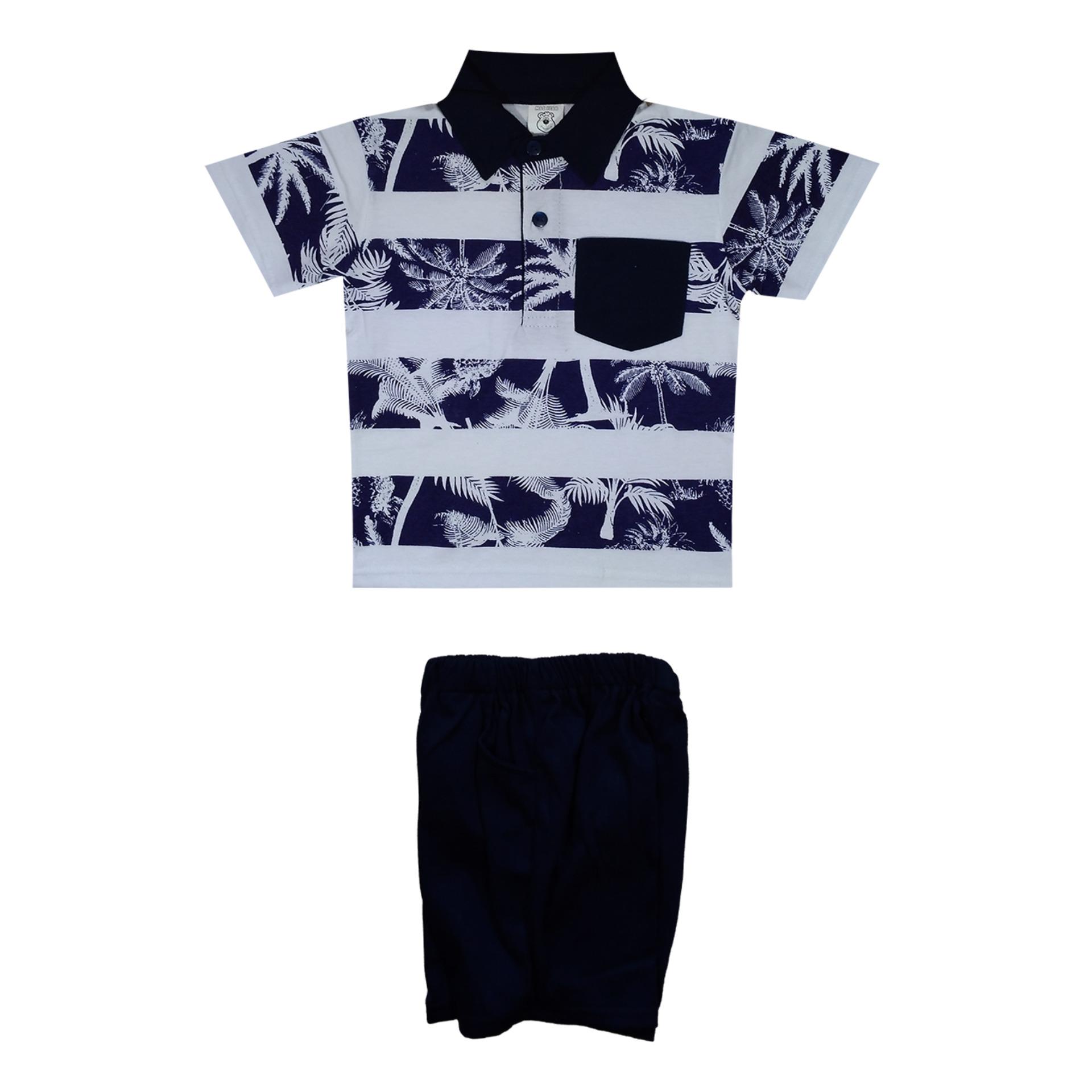 MacBear Kids Baju Anak Setelan Polo Palm Beach