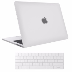Frosted Shell MacBook Case MacBook Pro (A1706/A1708) 13 Inch Case 2017 & 2016 Release A1706/A1708, (Dengan keyboard Membran) Pro Case-(Putih)-Intl