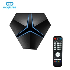 Magicsee Besi + Amlogic S912 Octa Core 3g 32g Android 7.1 TV Box OTT 2.4G/5.8G WIFI Dukungan Update OTA Lan 1000 M BT4.1 Media Player 4 K-Intl