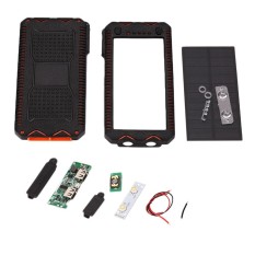 Magicworldmall Produk Elektronik 5 V Ganda USB LED Tenaga Surya Daya Panel W/Senter untuk 6065113 Baterai Pengisi Daya-Internasional
