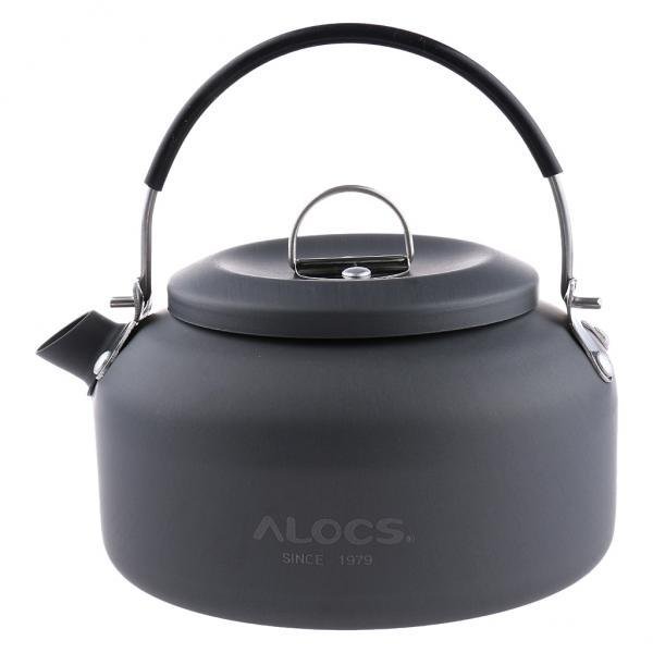Magideal 0.8L Portable Ultra-Lampu Camping Air Teko Teh Berlapis Aluminium-Intl
