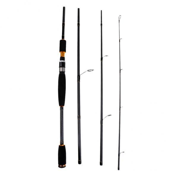 Magideal Memancing Berputar Umpan Pancing 2.1 M Serat Karbon 4 Pieces Tongkat Pancing Perjalanan Joran Pancing-Internasional
