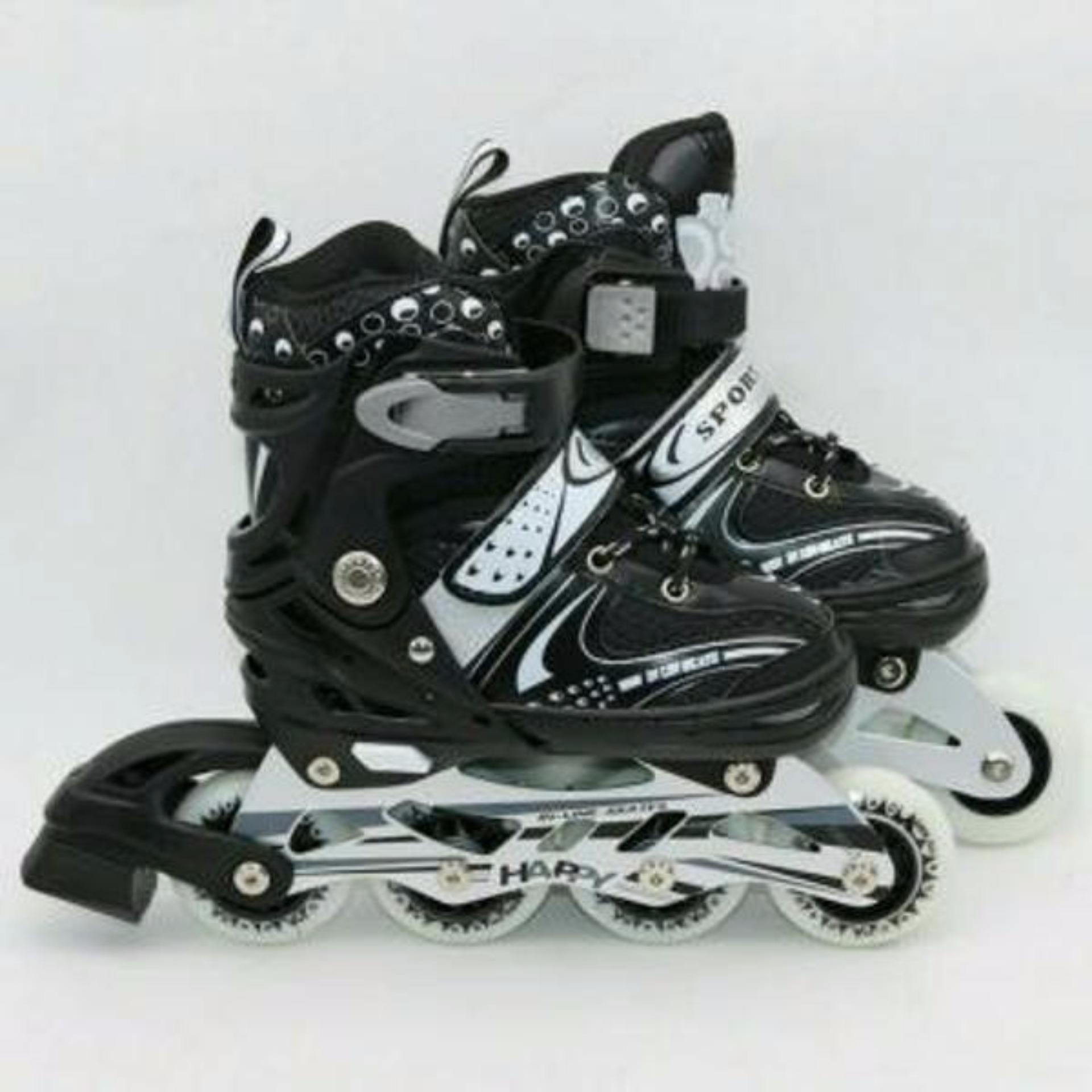 Mainan Anak Sepatu Roda Roller Skate Flashing Roller Inline Skate Power Line