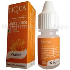 MAJ E-Liquid Liqua Smoke Juice 10ml Italian Flavours Premium Niccotine 0% Rasa Orange / Jeruk For ALL E-Smoking Device Vapor Vape