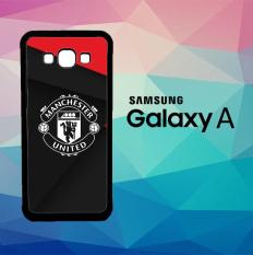 Mancaster United Triangle Red O1001 Casing Custom Hardcase Samsung Galaxy A3 2015 Case Cover