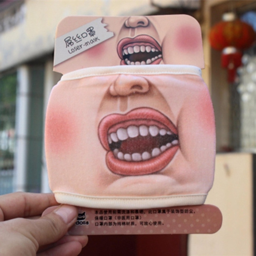 Promo Masker Wajah Lucu Untuk Pasangan Pria Dan Wanita Berbahan