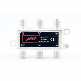 Matrix Tap Indoor DC-4F-11 (5-1000 Mhz) 4 Way Tap 11dB - Antena TV ...