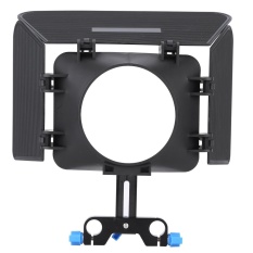 Kotak Matte Camshade untuk 15 Mm Joran Pancing Ikuti Fokus Bingkai Rangka Film Kit Film Membuat Sistem untuk Nikon Canon DSLR Kamera Video Perekam perekam DV-Intl